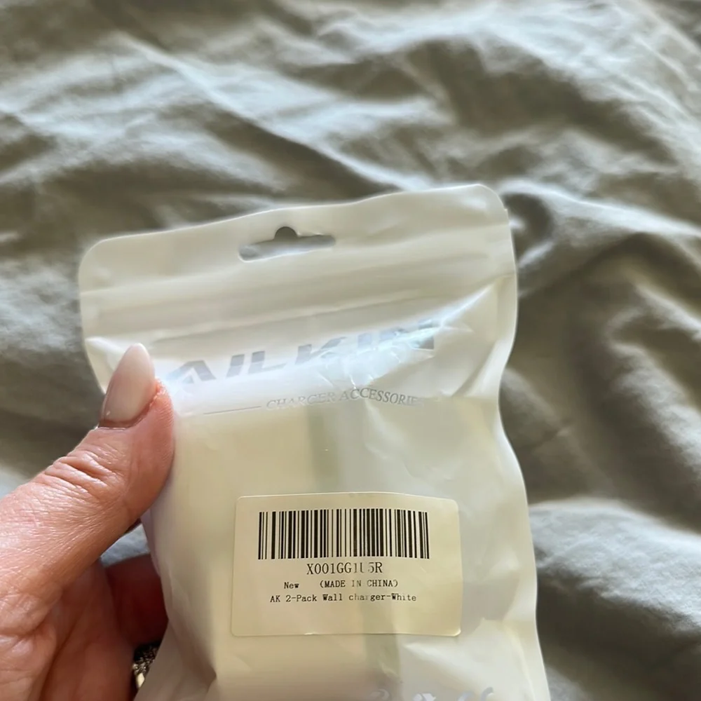 White Wall Charger - 2 Pack